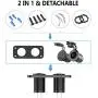 QC 3.0 Cigarette Lighter Outlet Splitter, 12V USB Charger Waterproof Power Socket Adapter DIY Kit with Voltmeter LED Display Dual USB Ports for Rocker Switch Panel on Car Boat Marine RV, etc QC 3.0 Cigarette Lighter Outlet Splitter, 12V USB Charger Waterproof Power Socket Adapter DIY Kit with Voltmeter LED Display Dual USB Ports for Rocker Switch Panel on Car Boat Marine RV, etc