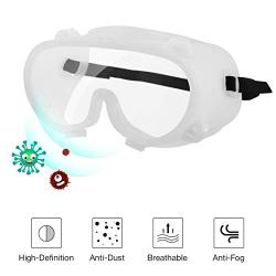 Eye Protective Glasses Outdoor Anti Droplet Anti Fog Eye Protective Glasses, Safety Goggles Glasses Protective Goggles Liquid Splash Clear Unisex Eye Shield Spectacles