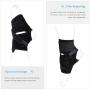 Haofy Ankle Brace Wrap, Adjustable Compression Ankle Support for Man and Woman Foot Stabilizer with Elastic Straps Extra for Sports Protection, Plantar Fasciitis, Sprain Recovery, Chronic Ankle Strain