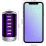 6 Ports Desktop Charging Station,USB Hub Fast Wall Charger with QC 2.1,Compatible for Smart Phones, Tablets, and Other Electronics (Purple)