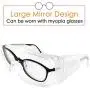 MagDepo Eyewear Protective Safety Glasses with Cleaning Cloth, Clear Protective Goggle Polycarbonate Impact Resistant Lens, Light Weight and Comfortable to Wear MagDepo Eyewear Protective Safety Glasses with Cleaning Cloth, Clear Protective Goggle Polycarbonate Impact Resistant Lens, Light Weight and Comfortable to Wear