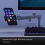 Elgato Smartphone Holder, Padded and Expandable up to 8.5 cm / 3.35 in, Compatible with All Elgato Multi Mount Accessories (10AAE9901)
