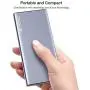 TOZO WB1 Portable Charger 10000mAh Super Slim and Light Fast Power Bank 18W PD+Quick Charge 3.0 High-Speed Charging External Battery Pack with USB C Input/Output for iPhone,iPad,Samsung and More Gray TOZO WB1 Portable Charger 10000mAh Super Slim and Light Fast Power Bank 18W PD+Quick Charge 3.0 High-Speed Charging External Battery Pack with USB C Input/Output for iPhone,iPad,Samsung and More Gray
