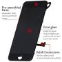 Screen Replacement for iPhone 8 Pre-Assembled, LCD Display and Touch Screen Digitizer Replacement for A1863, A1905, A1906 w/Facing Proximity Sensor, Earspeaker, Front Camera and Repair Tools (Black)