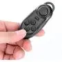 MorjavaPR-001 Mini Portable Wireless Bluetooth Controller Joystick Remote Gamepad Music Player Camera Shutter for Ebook iPod Ipad Pc iPhone Samsung (Black)