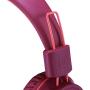 Kids Headphones-noot products K33 Foldable Stereo Tangle-Free 3.5mm Jack Wired Cord On-Ear Headset for Children/Teens/Boys/Girls/Smartphones/School/Kindle/Airplane Travel/Plane/Table(Plum)