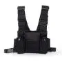 Universal Radio Chest Harness Bag Pocket Pack Holster for Two Way Radio Walkie Talkie, Rescue Essential for Men Women Hiking Camping (Black) Universal Radio Chest Harness Bag Pocket Pack Holster for Two Way Radio Walkie Talkie, Rescue Essential for Men Women Hiking Camping (Black)