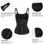 Burvogue Sauna Sweat Vest for Women Waist Trainer Corset Workout Tank top Cincher Slim Shaper Shirt