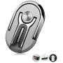 Multipurpose Phone Bracket,YALANLE Phone Ring Holder Finger Kickstand Universal Air Vent Car Phone Mount 3 in 1 Mobile Phone Stand 360 Degree Rotation Multiple-Angle Silver