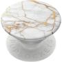 PopSockets: PopGrip with Swappable Top for Phones and Tablets - Gold Lutz Marble