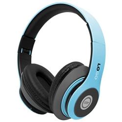 iJoy Matte Rechargeable Wireless Bluetooth Foldable Over Ear Headphones with Mic, Avatar