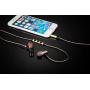 Betron YSM1000 Earphones with Microphone and Volume Control, Noise Isolating in-Ear Headphones, Strong Bass, Compatible with iPhone, iPad, iPod and Macbooks, Gold and Black