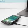 Qi Certified Wireless Charging Pad - Metal Stand - Attractive Design - 5W/7.5W/10W Power - for iPhone 11 Pro Max, Samsung Galaxy S11, Other Wireless Charging Enabled Devices - Effortless Charging