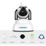 TAOCOCO Dog Camera, Pet Camera, 1080P FHD WiFi IP Surveillance Camera, Wireless Security Dome Camera for 2.4 GHz, Home Baby Monitor Nanny Cam with Smart Pan/Tilt/Zoom, Motion Detection, Night Vision