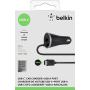 Belkin USB-C Car Charger with Hardwired USB-C Cable (4ft/1.2m / 15 Watt) for Samsung Galaxy S10, S10+, S10e, Google Pixel 3, Nintendo Switch and More