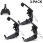 3 Pack Foldable Mobile Phone Holder for Game Controller, Cellphone Clamps Compatible with Microsoft Xbox One S, Xbox One X, SteelSeries Nimbus & XL Bluetooth Wireless Controllers (Black) 3 Pack Foldable Mobile Phone Holder for Game Controller, Cellphone Clamps Compatible with Microsoft Xbox One S, Xbox One X, SteelSeries Nimbus & XL Bluetooth Wireless Controllers (Black)