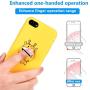 Silitraw Cell Phone Ring Holder, Transparent Ring Holder 360°Rotation Finger Ring Stand, Clear Cell Phone Kickstand Compatible with Most of Phones, Tablet and Case, (2Silver+1Black+1Rose Gold)