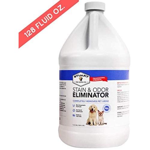 Stuart Pet Supply Co. Professional Strength Pet Odor Eliminator | Urine Odor Remover | Pet Urine Enzyme Cleaner | Pet Stain and Odor Remover | Enzymatic Cleaner for Dog Urine and Cat Urine Stuart Pet Supply Co. Professional Strength Pet Odor Eliminator | Urine Odor Remover | Pet Urine Enzyme Cleaner | Pet Stain and Odor Remover | Enzymatic Cleaner for Dog Urine and Cat Urine