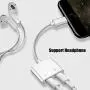 Headphones for iPhone 11 Adapter Dongle Dual Headphone Jack Adapter AUX Audio Car Charger Headphone Splitter Connectors for iPhone 11 Pro/11/SE/X/XR/XS Max/8/8 Plus/7/7 Plus Support iOS 12 System
