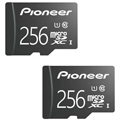 Pioneer 256GB microSD Classic with Adapter - C10, U1, Full HD Memory Card (2 Pack) Pioneer 256GB microSD Classic with Adapter - C10, U1, Full HD Memory Card (2 Pack)