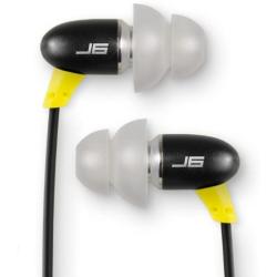 JLab Audio J6 High Fidelity Metal Ergonomic Earbuds Style Headphones, Guaranteed for Life - Sport Yellow/Black