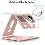Apple Watch Stand, OMOTON 2 in 1 Universal Desktop Stand Holder for iPhone and Apple Watch Series 5/4/3/2/1 (Both 38mm/40mm/42mm/44mm) (Rose Gold) Apple Watch Stand, OMOTON 2 in 1 Universal Desktop Stand Holder for iPhone and Apple Watch Series 5/4/3/2/1 (Both 38mm/40mm/42mm/44mm) (Rose Gold)