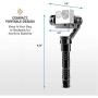 Polaroid Handheld 3-Axis Electronic Gimbal Stabilizer for GoPro Hero 3/3+/4 Action Cameras