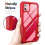MOBOSI Vanguard Armor Designed for iPhone 11 Case, Rugged Cell Phone Cases, Heavy Duty Military Grade Shockproof Drop Protection Cover for iPhone 11 6.1 Inch 2019 (Red)