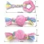 Jcheupet Puppy Teething Toys, Dog Chew Toys Set with Cotton Cloth Rope for Puppies and Small Dogs Jcheupet Puppy Teething Toys, Dog Chew Toys Set with Cotton Cloth Rope for Puppies and Small Dogs