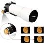 SVBONY SV48 Telescope, 90mm F5.5 Refractor Telescope OTA, Telescope for Adults, for Exceptional Viewing and Astrophotography, with Aluminum Carrying Case