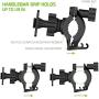 Cellet Cell Phone Motorcycle/ Bicycle Handlebar Premium Holder Mount Compatible to 11 Pro Max Xr Xs Max X SE 8 7 Plus Galaxy A50 S10 S20 S20+ S20 5G S9 S8 Note 10 9 10 Pixel 4 3 XL LG V50 G8 Z Flip, Black, Model: PHM400