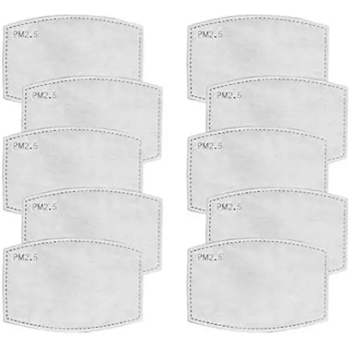 Safe+Mate x Case-Mate - Adult Size - (10 Pack) of 5 Layer Replacement Filter Inserts for Adult Cloth Masks (S/M) (L/XL) Safe+Mate x Case-Mate - Adult Size - (10 Pack) of 5 Layer Replacement Filter Inserts for Adult Cloth Masks (S/M) (L/XL)
