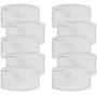 Safe+Mate x Case-Mate - Adult Size - (10 Pack) of 5 Layer Replacement Filter Inserts for Adult Cloth Masks (S/M) (L/XL)