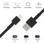 iPhone Lightning Cable SHARLLEN iPhone Charger Cable Cord Nylon Braided 5 Pack 6FT Long USB Fast iPhone Charging Cord iPhone Data Cable Wire Compatible iPhone 11/XS/Max/XR/X/8/8P/7/7P/6/iPad (Black)