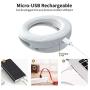 Meifigno Selfie Ring Light [3 Light Modes] [Rechargeable], Clip on Phone Camera LED Light, Adjustable Brightness Selfie Circle Light for iPhone X Xr Xs 7 8 Plus 11 12 Pro Max Android iPad Laptop