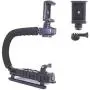 DSLR Stabilizer Handheld Video Action Stabilizing Handle Grip C Shape Professional Vlogging for Smart Phones GoPro Canon Nikon Sony Panasonic Pentax Olympus Camera Camcorder (Pack of 1) DSLR Stabilizer Handheld Video Action Stabilizing Handle Grip C Shape Professional Vlogging for Smart Phones GoPro Canon Nikon Sony Panasonic Pentax Olympus Camera Camcorder (Pack of 1)