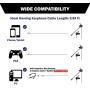 Insten 3.5mm Gaming Earbuds with Mic Audio, In-Ear Headset Stereo Headphone with Detachable Dual Microphone Compatible with PS4, Nintendo Switch Lite, PC Mobile Game & Cell Phone Laptop Tablet - Black