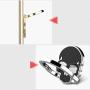 homEdge Cell Phone Skull Ring Grip, Set of 3 Packs 360° Adjustable Finger Ring Holder, Suitable for Magnetic Car Mount Kickstand for Cell Phone-Black+White+Red