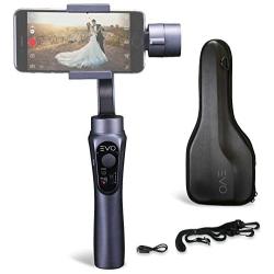 EVO Shift Camera Stabilizer - Handheld Gimbal for iPhone or Android Smartphones - Intelligent APP Controls for Auto Panoramas, Time-Lapse and Tracking