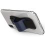Sinjimoru Phone Grip Stand, Secure Handy Phone Strap for iPhone and Android, Phone Holder with Leather Phone Stand. Sinji Grip Navy