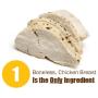 Whole Life Pet Healthy Dog Treats, Human-Grade Chicken, Protein Rich for Training, Picky Eaters, Digestion, Weight Control, Made in the USA, 4 Ounce