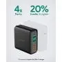 AUKEY USB C Charger, 48W 4 Port Fast Charging Adapter with Power Delivery, Foldable Wall Charger with 45W USB C Port Compatible with MacBook Air, USB C Laptops, iPhone 11 Pro Max, iPad Pro and Switch AUKEY USB C Charger, 48W 4 Port Fast Charging Adapter with Power Delivery, Foldable Wall Charger with 45W USB C Port Compatible with MacBook Air, USB C Laptops, iPhone 11 Pro Max, iPad Pro and Switch