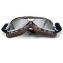 evomosa Motorcycle Goggles Vintage Pilot Style Cruiser Scooter Goggle Outdoor Sand Goggles Bike Racer Cruiser Touring Eyewear