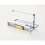 SANLIV Solid Brass Paper Towel Holder Bathroom Toilet Tissue Roll Holder with Mobile Phone Storage Shelf, Polished Chrome