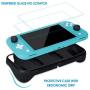 Accessories Compatible with Nintendo Switch Lite, Travel Accessory Bundle with 1 Carrying Case +2 Tempered Glass+1 Protective Case+6 Thumb Grips+1 Charging Cable and More for Switch Lite