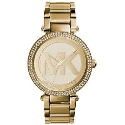 Michael Kors Parker Stainless Steel Watch With Glitz Accents