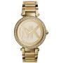 Michael Kors Parker Stainless Steel Watch With Glitz Accents