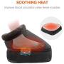 Snailax 2-in-1 Shiatsu Foot and Back Massager with Heat - Kneading Feet Massager Machine with Heating Pad, Back Massage Cushion or Foot Warmer,Massagers for Back,Leg,Foot Pain Relief