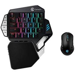 GameSir Mechanical Gaming Keyboard Z1 + GM300 Wireless Mouse for PC/Mobile Phone, One-Handed Gaming Keypad with Macro Keys for FPS Game