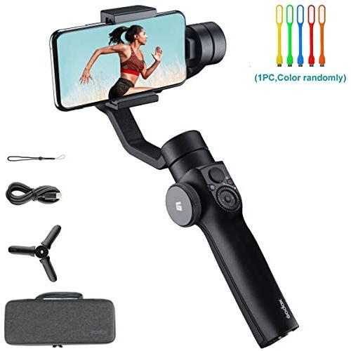 Godox ZP1 Gimbal Stabilizer, 3-Axis Multifunctional Smartphone Handheld for iPhone Samsung Android Phone YouTube Video Vlog Live Record Photography Tripod